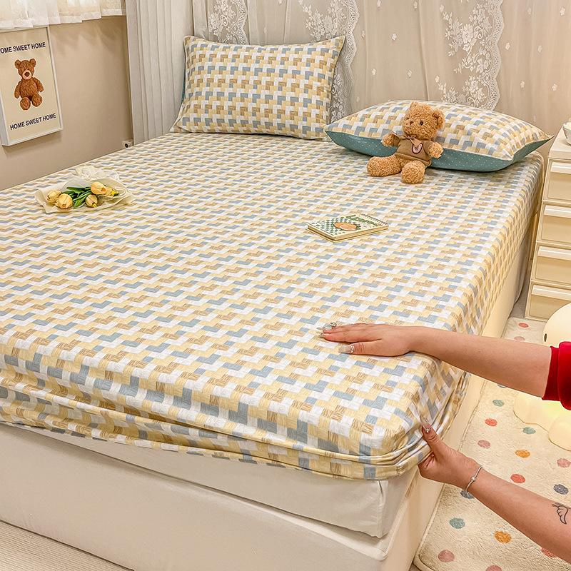 100 Cotton Printed Mattress 60 Cotton Boys Cartoon Girl Small Floral Small Fresh Simmons Protective Cover