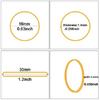 AMUU Rubber Bands Mini 1200pcs Yellow Small Rubber Band Mini Soft Elastic Bands for Braids Hair Diameter 16mm Rubber Bands for Office Supplies School