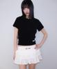 Rose Franz Rose Cancan Mini Skirt [White]