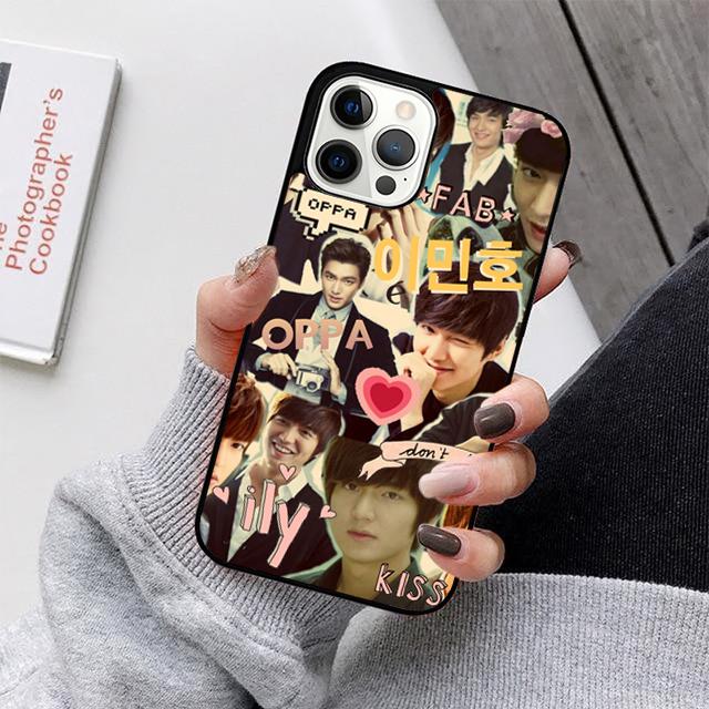 Coques de téléphone portable coréennes Lee Min ho Pour iPhone 17 Air 16e 15 14 12 13 11 Pro MAX apple Plus Coque