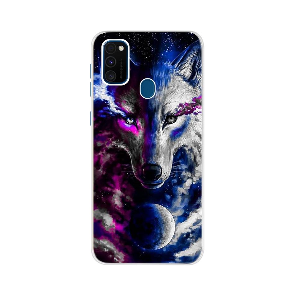 For Samsung Galaxy M21 Case Samsung M30s Soft Slim Cute Painted Phone Back Cover For Samsung M21 M 21 M215F Cases Bumper Fundas