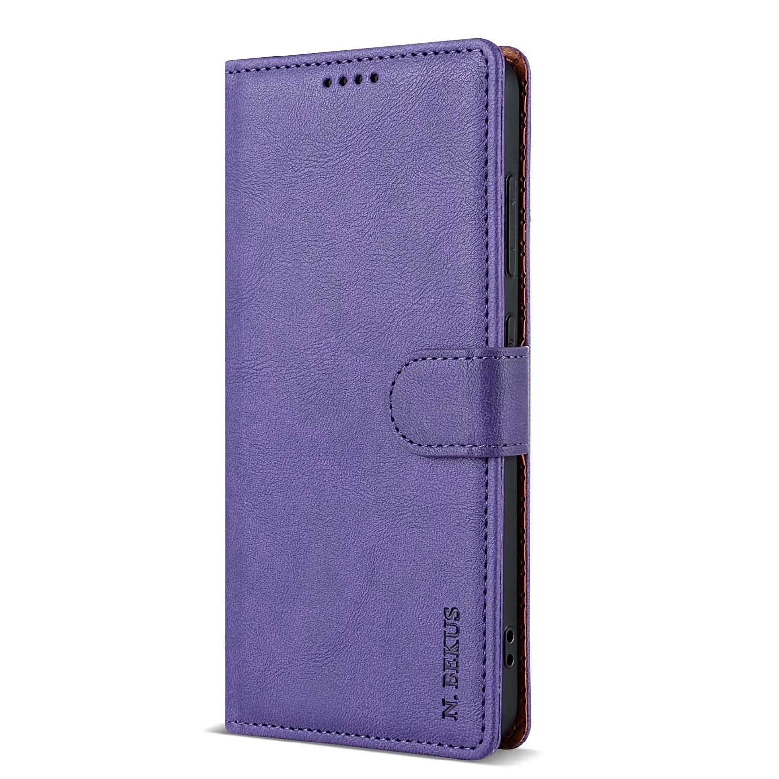 

Luxury Leather Flip Phone Case For Google Pixel 10 9 Pro XL 9A 10A 8 7 6 Pro 8A 7A 6A 5G Card Solt Wallet Bags Cover Etui Google Pixel 10A фіолетовий