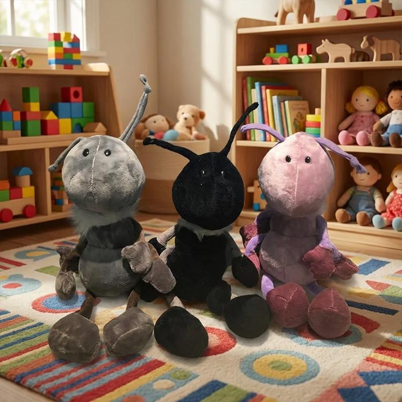Funny Ant Animalsar Plush Toy Home Wedding Party Toys Relieve Stress Comfortable Children's Birthday Gift Companion High-quality