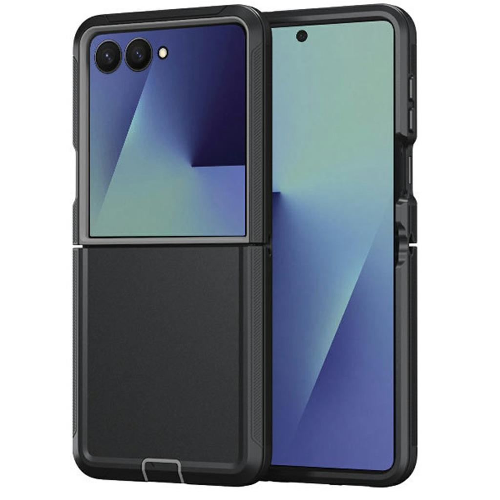 For Samsung Galaxy Z Flip7 5G Case Detachable PC + TPU Drop-Proof Back Cover