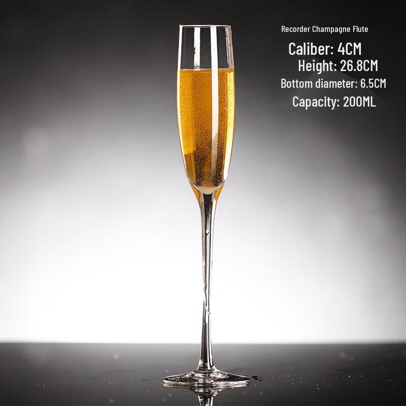 Crystal Champagne Flute Set