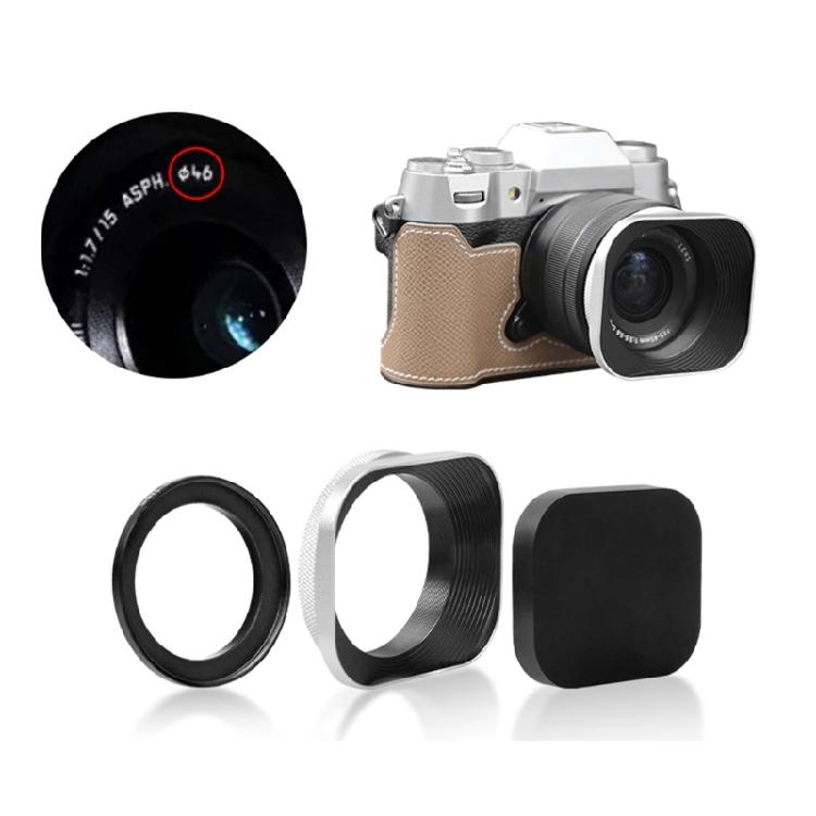 Mirrorless Camera Lens Hood, Aluminum Build Various Size Prevents Lens Ghosting 37/39/40.5/46/43/49mm