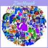 Set van 50 Roblox Rainbow Friends Stickers Waterdicht Plakkerig Voor Overal!