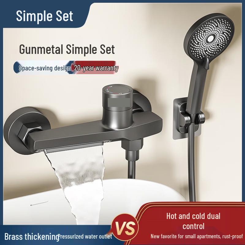Yipan Wall-Mounted Shower Faucet Set