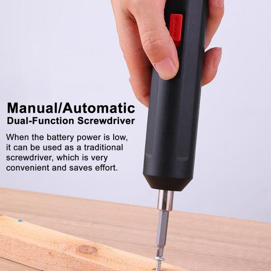 Conjunto de Chave de Fenda Elétrica Sem Fio Recarregável Mini Chave de Fenda Elétrica com Interruptor de Função 12 Bits Ferramenta para Entusiastas de DIY