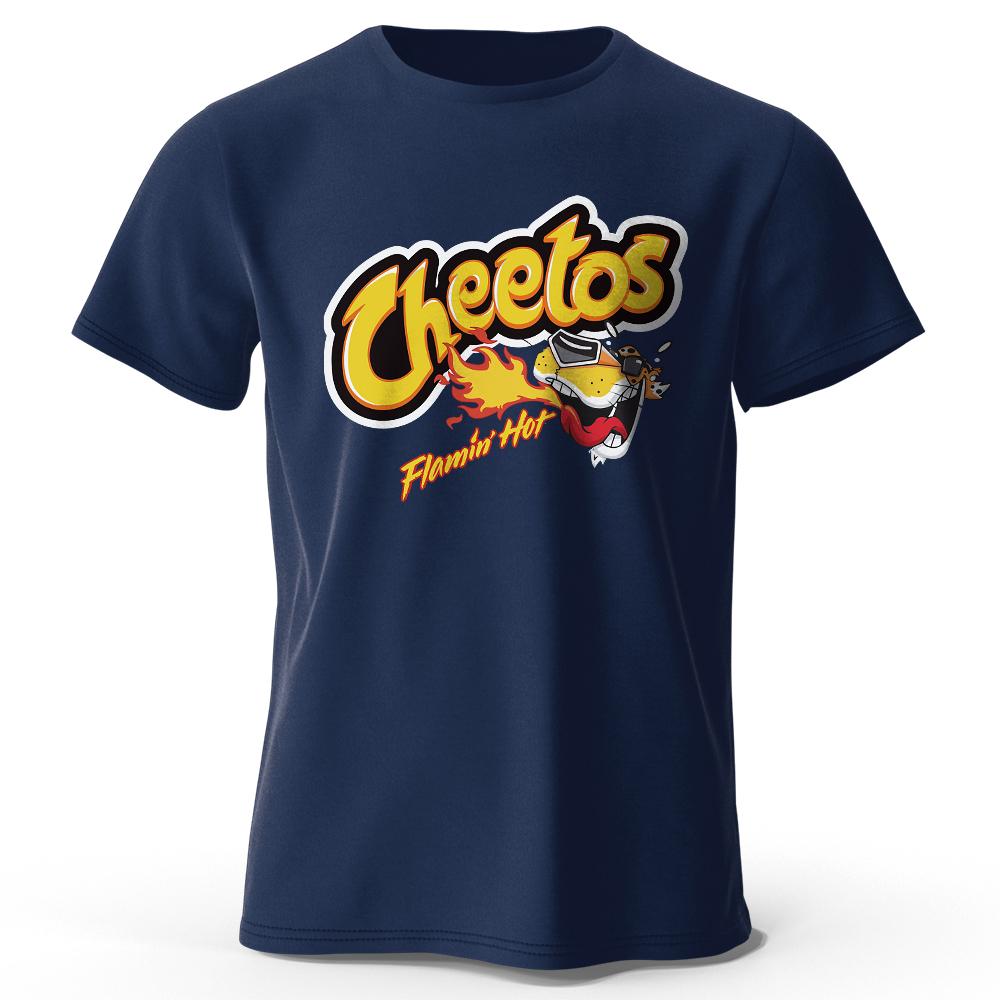 Men's Cartoon Printed T-Shirt 100% Cotton Oversized Classic Funny Graphic Tees for Men Women Summer Tops