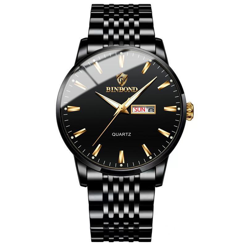 2024 Mens Watches Top Brand Luxury Business Men Watch Waterproof Male Clock Man Quartz Wristwatches Auto Date Week