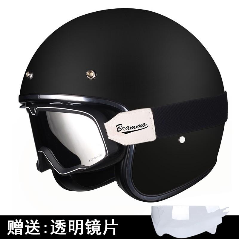 Django Style 3/4 Motorcycle Helmet Men Women ABS Full Face Cover All Season Urban Commuter Scooter