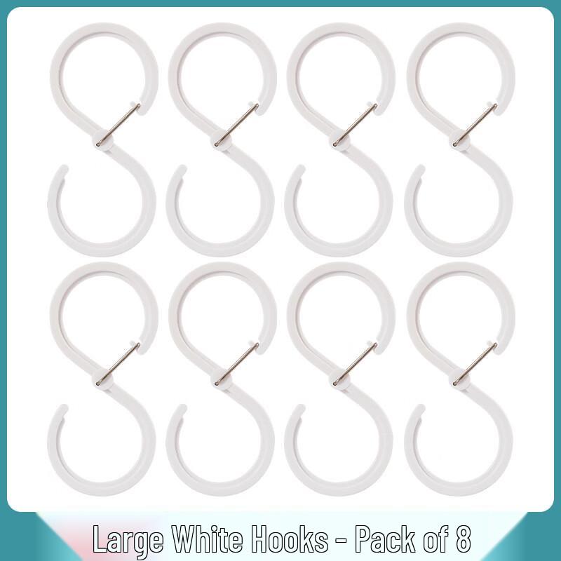 

Wutuo S-Type Plastic Hanging Hooks
