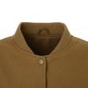 European and American cross-border autumn and winter new women's clothing crew neck fashion American bomber jacket casual versatile woolen jacket