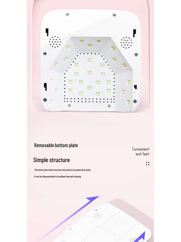 X20 Rechargeable Wireless Nail Curing Lamp with Lithium Battery