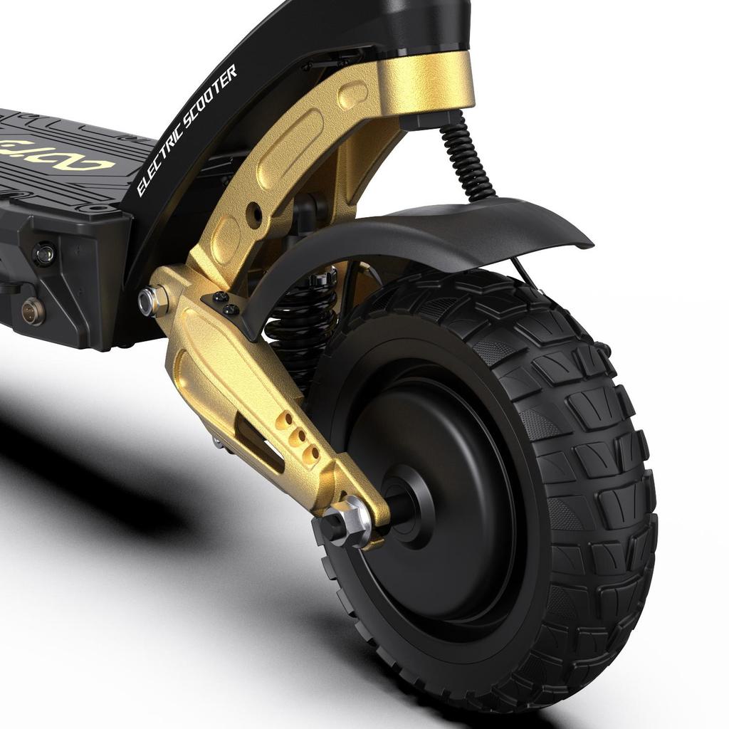 OOTD S30 Elektroroller Faltbar 52V 23.4 Ah Akku 1200W*2 Motor 10*2.75 Zoll Reifen 60KM Reichweite IP54 Wasserdicht E-Scooter