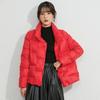 Autumn and winter warm short light down jacket women's stand-up collar light thin small winter coat winter clothing