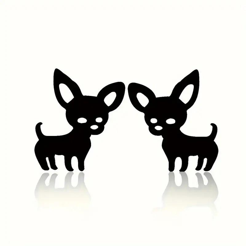 Cute Animal Stud Earrings for Women Metal Dog Shaped Ear Piercing Accessories Girls Earrings Daily Wear Statement Jewelry