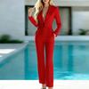 Dress Women's Fashion Suit Casual Simple Straight Pant