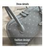 Korean Style Women's Polka Dot Bowling Bag: Large Capacity Pillow Bag for Trendy Daily Commutes