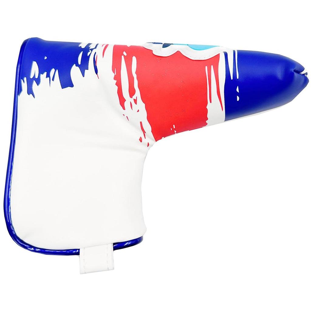 Lezax Chunichi Dragons Golf Putter Head Cover for Blade and Mallet White CDPC-6841