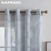 1 vnt. NAPEARL paprasta ir universali vienspalvė permatoma užuolaida žakardinė žiedinė tiulis svetainei, miegamajam, balkonui, langui, namų dekoras