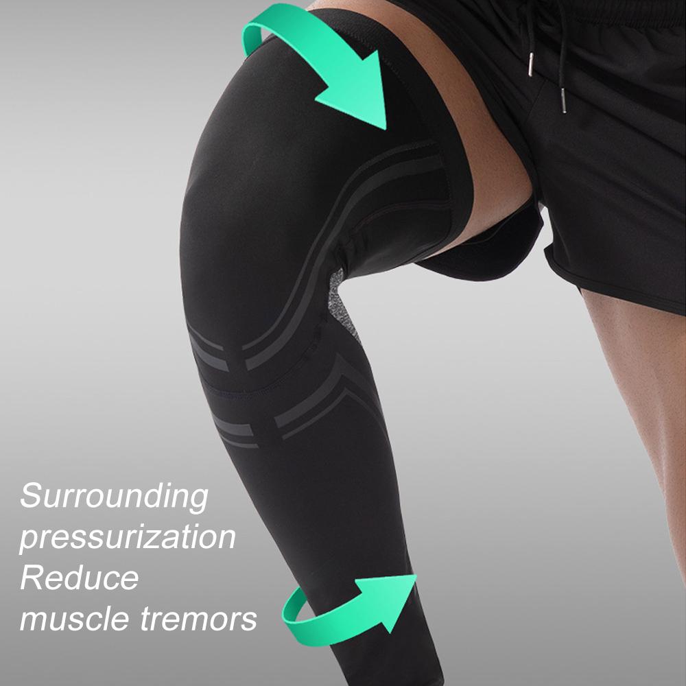 1Pcs  Full Leg Compression Sleeve Uv Cycling Warmers For Men & Women - Lightweight Compression Leggings With Uv Protection