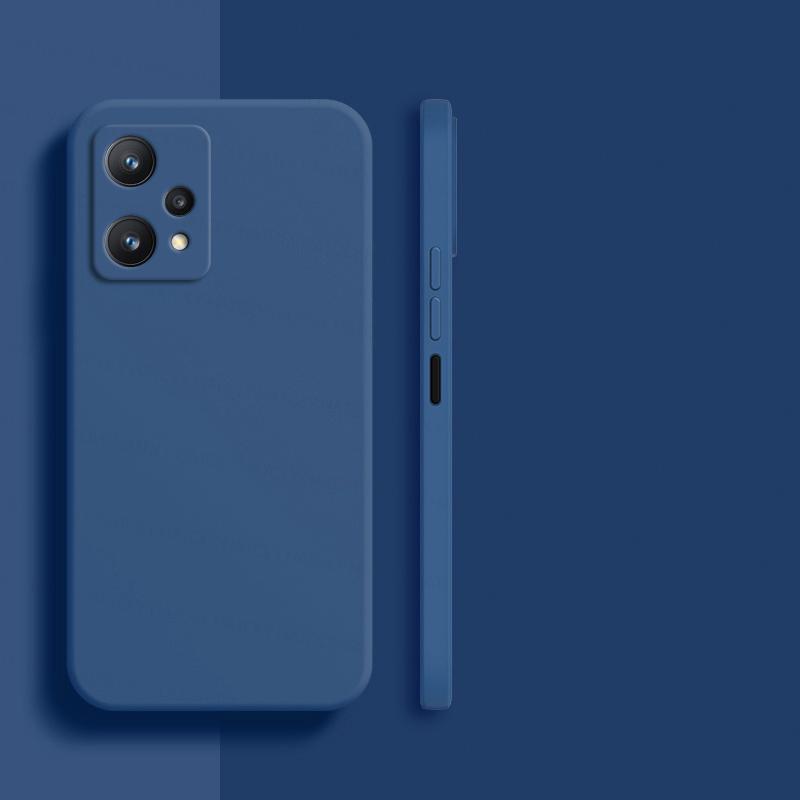 

Для Realme 9 5G Чехол Realme 9 4G 5G 9i 9 Pro Plus Чехол TPU Противоударный Жидкий Силиконовый Защитный Чехол для Телефона Realme 9 5G Realme 9 Pro синий