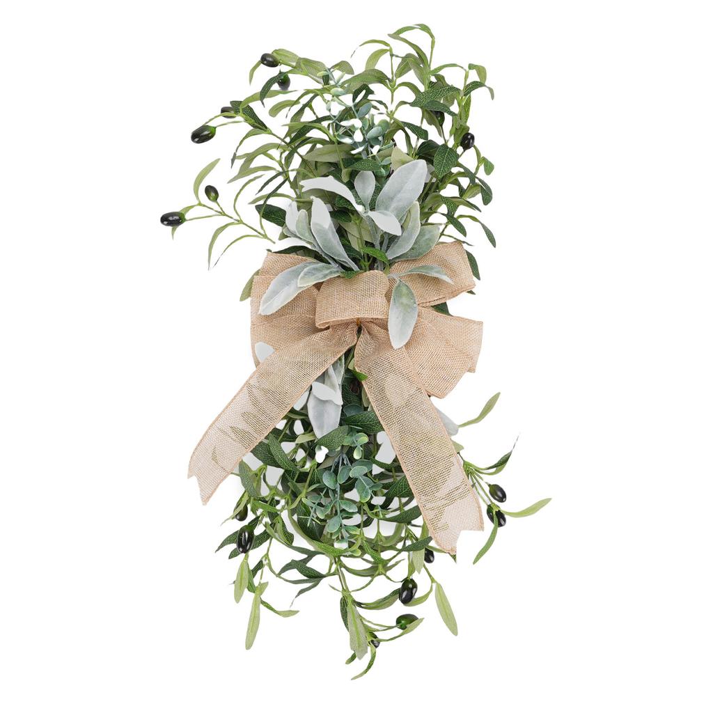 Artificial Olive Stair Hanging Decoration 60CM Handcrafted Vivid Details Fake Olive Decor for All