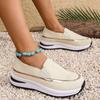 Fashion Women's Casual Sports Sneakers Comfortable Slip On Thick Sole Walking Shoes Woman Lightweight Non Slip Platform Running Shoes