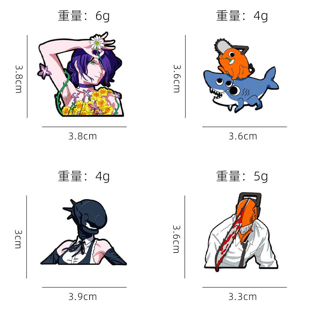Chainsaw Man Cartoon Anime Badge Bochta Dark Demon Second Dimensional Peripheral Brooch Personalized Wear and Accessories