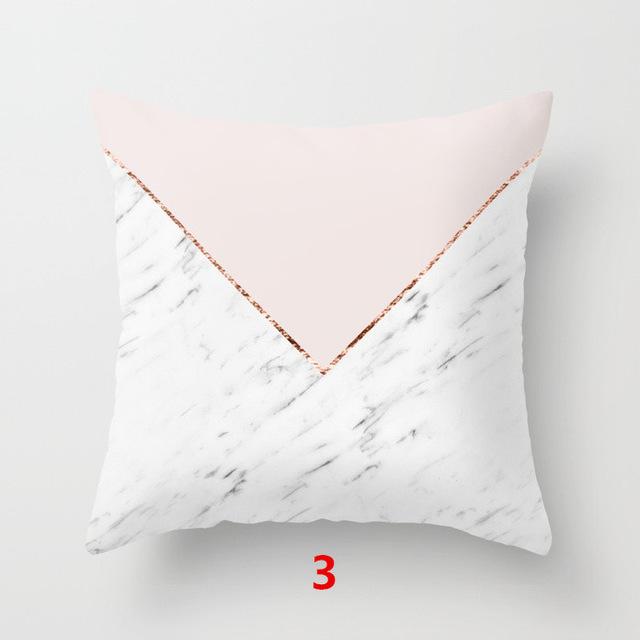 Marble Pillow Pillow Case Simple Modern Model Room Nordic Living Room Pillow Case