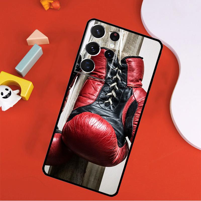 Boxing Gloves Phone Case For Samsung Galaxy S25 Ultra S24 Ultra S9 S10 S20 S21 S22 S24 Plus S23 FE Cover