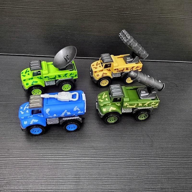 Set de jucării pentru vehicule Inertia Engineering, pachet de 4