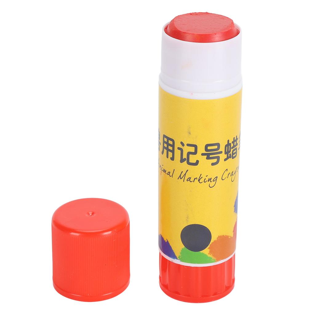 24PCS Livestock Marker Safe Livestock Marking Crayon Farming Marking Accessories for Pig Sheep Cow Cattle Red