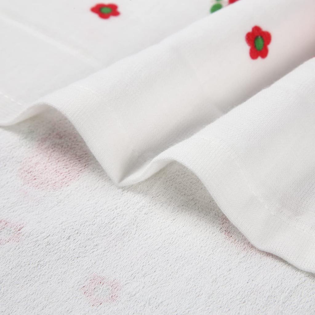 Isamu Shokai Made In Gauze Bath Apple 90 X 90 Cm 100% Cotton, Japan, Towel, Pattern,