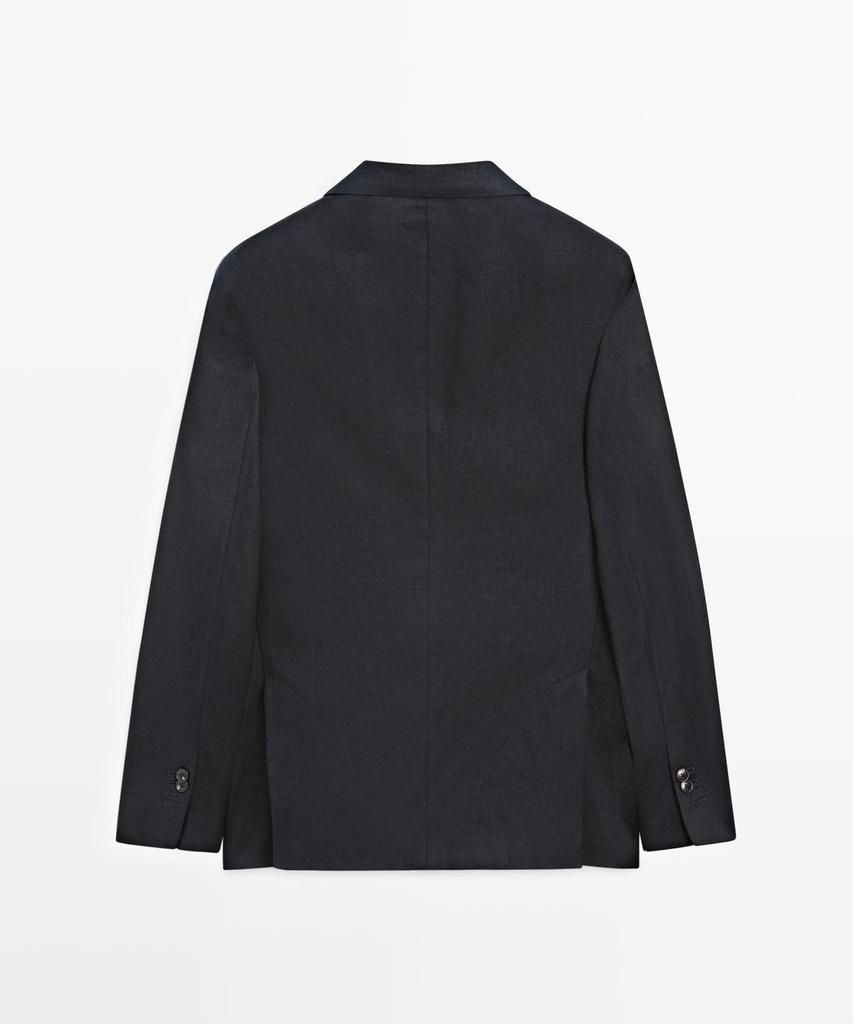 Massimo Dutti Linen Suit Blazer
