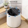Rotatable Kitchen Organizer: Chopstick & Knife Holder with Countertop Drainer