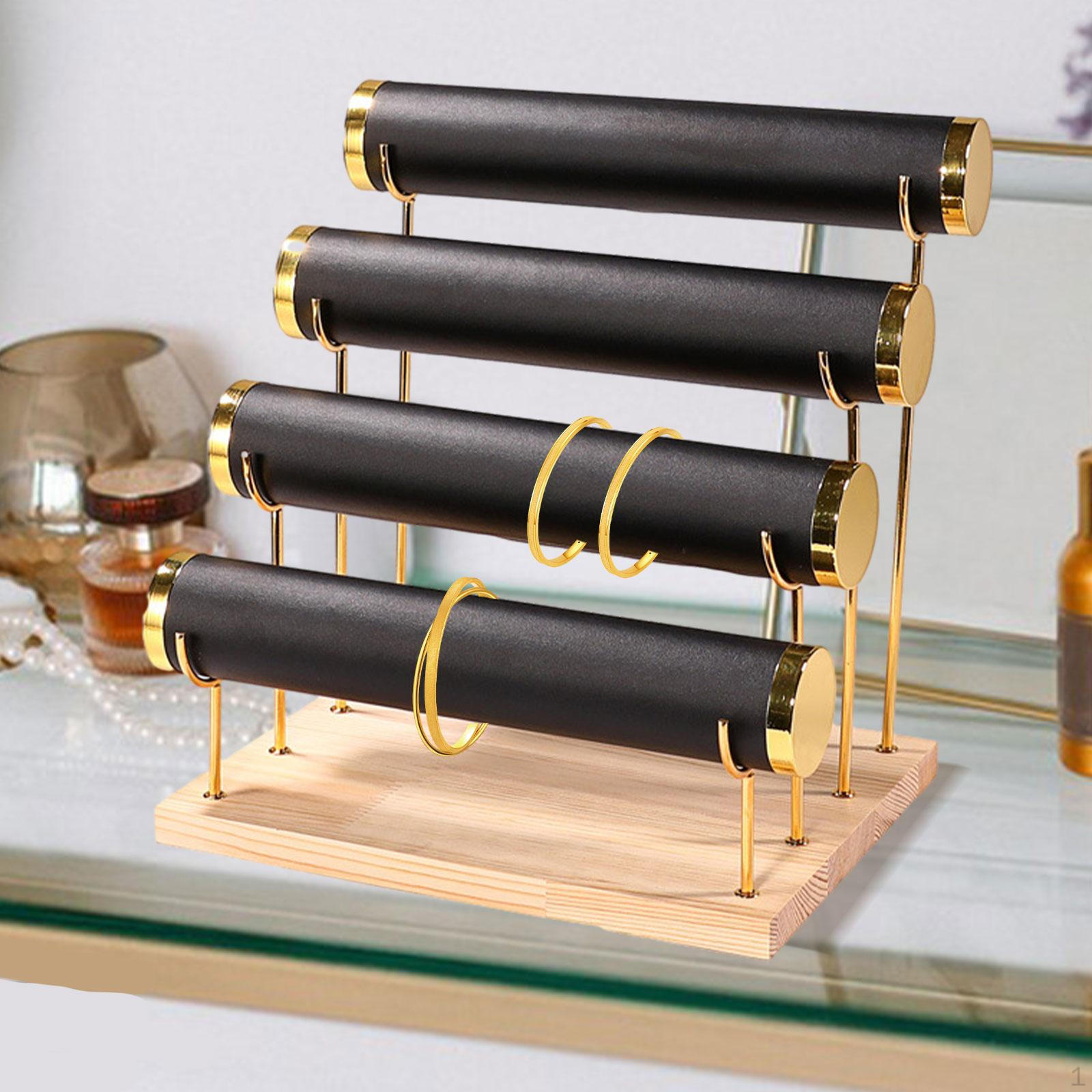 

4-х уровневая стойка для браслетов и ювелирных изделий чёрный