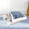 Bed Cave for Small Animals - Soft and Warm Hideaway Cats Dogs