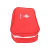 Empty First Aid Bag Waterproof Large Capacity Emergency Medicine Pouch for Outdoor Red
