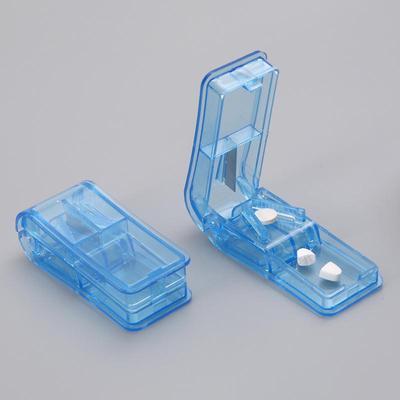 1Pc Pill Cutter Medicine Box Pill Cutting Splitter Drugs Tablet Cutter Divider Pill Box Pill Case Splitter