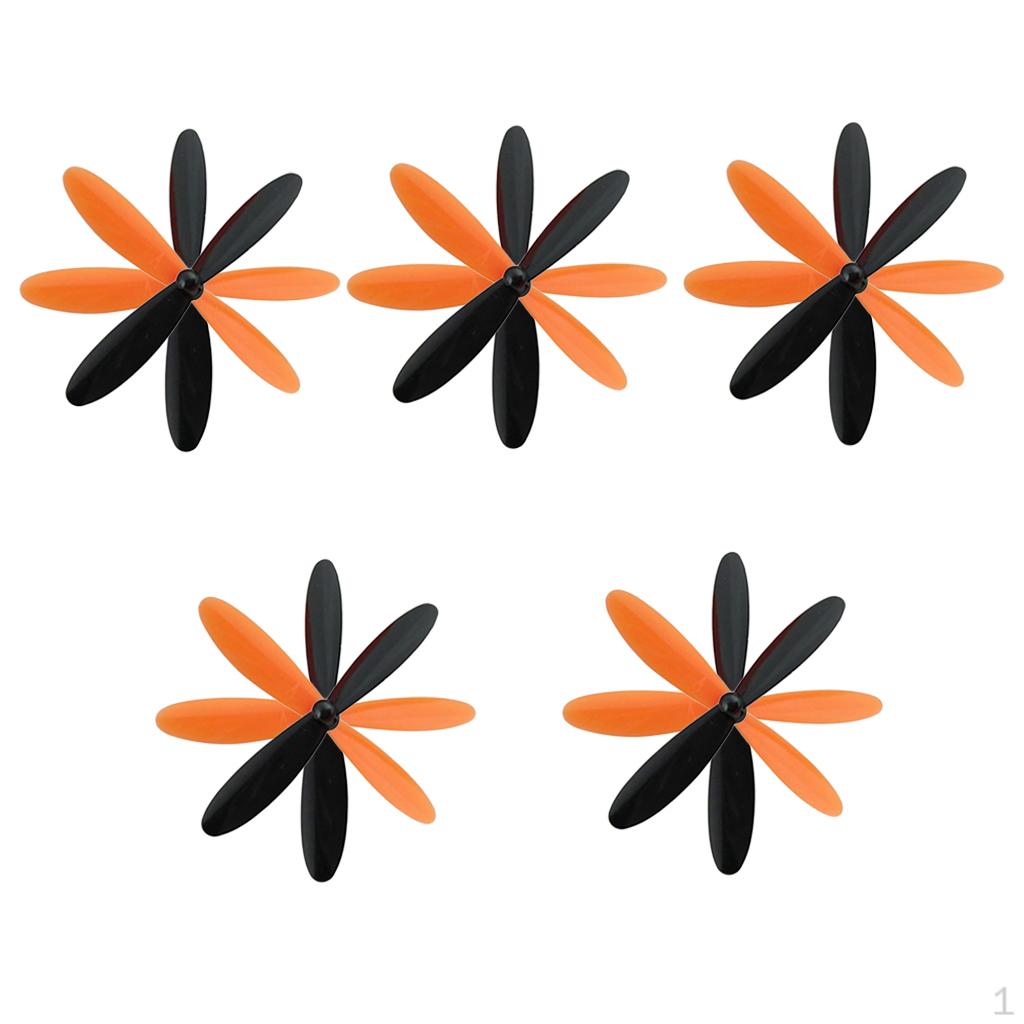 

10 пар набору пропелерів, заміна пневматичних гвинтів x4 H107L H107C H107D аксесуари + оранжевий