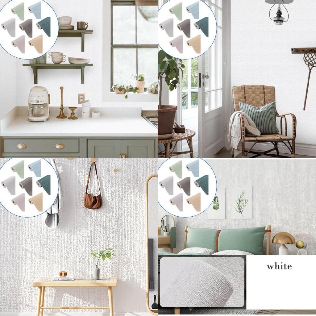 Premium 2,8 Meter Selbstklebende Wandtapete in eleganten Unifarben für moderne Wohnungen