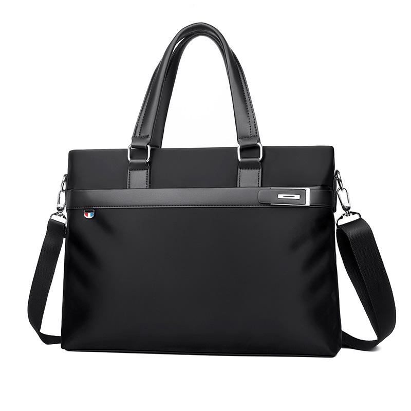 Men's Waterproof Oxford Conference Crossbody Briefcase