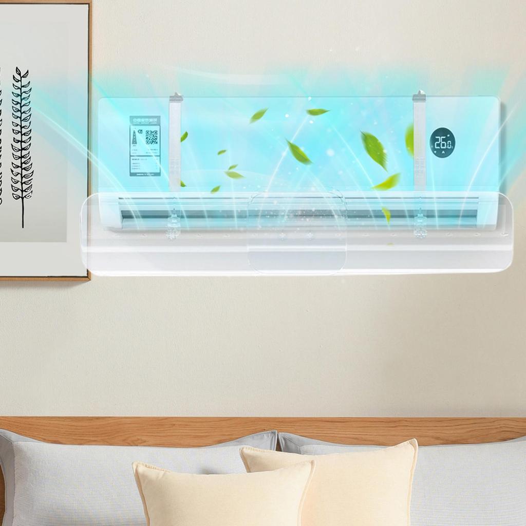 Heat Register Deflector Wall-Mounted Retractable Baffle AC Air Deflector For Split Units For Home Indoor Nursery Bedroom Living