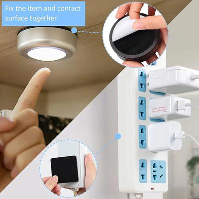 1-200Bags No Residue Double Sided Adhesive Hook and Loop Tape for Sofa Carpet Screen Stickers Pre Cut Rounded Corner Magic Tape