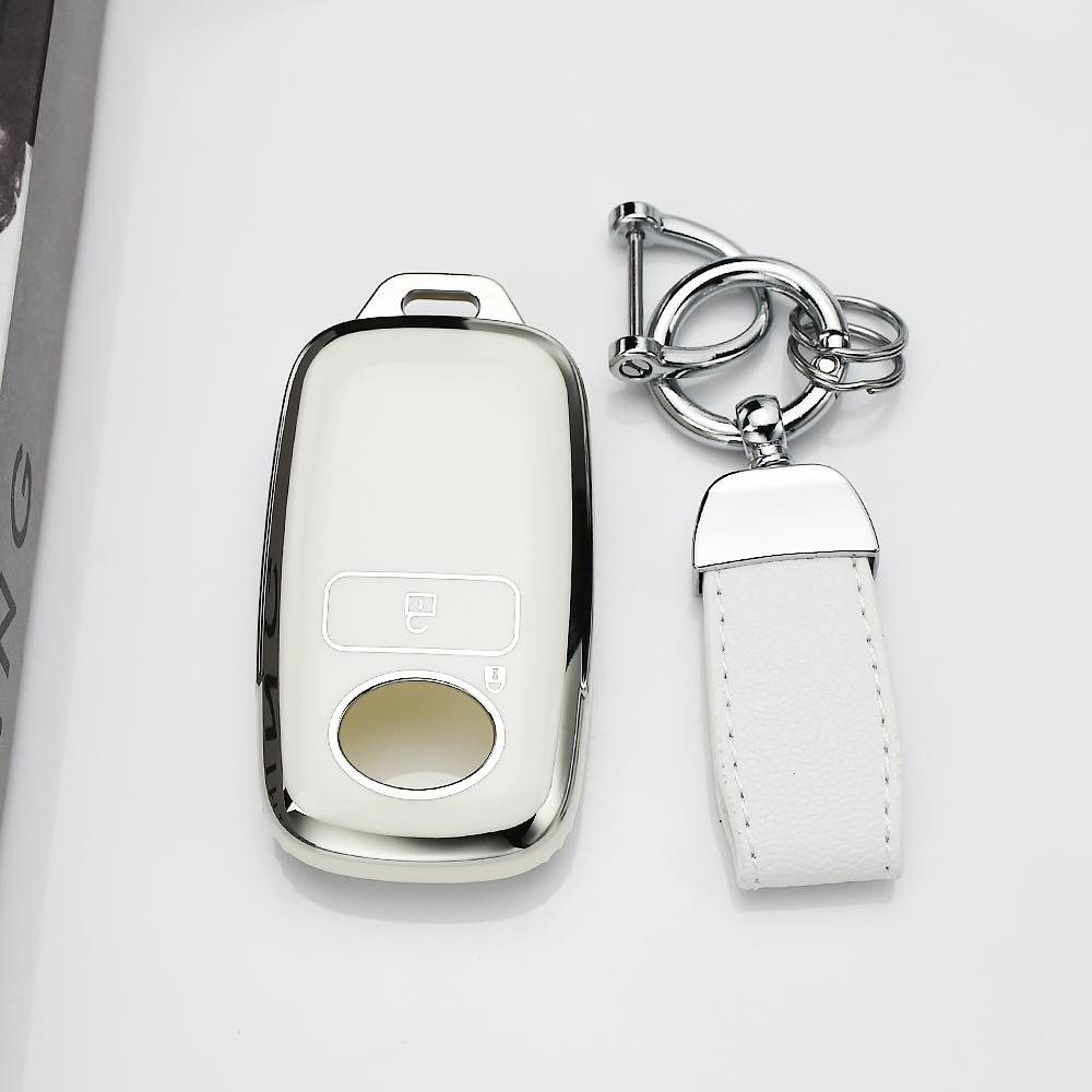 Auto Shell Keyring Case Keyless Protector Car Key Cover for Toyota Veloz Avanza Rush Daihatsu Genuine Perodua Yaris Ativ Raize