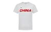 T Shirts Men's White Crew Neck Moderate Straight Fit AHSS983-3