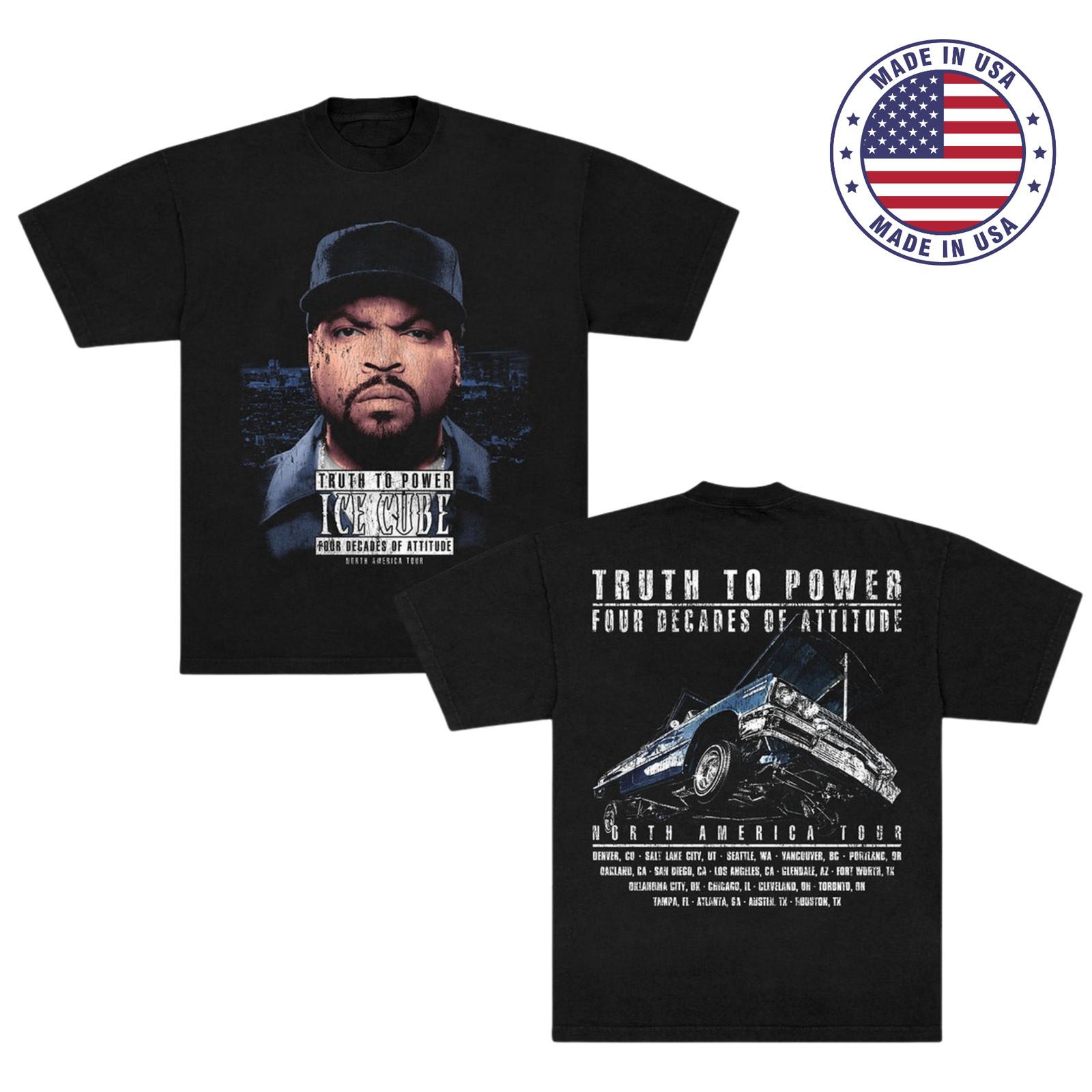 Ice Cube Truth To Power Impala Tour T-Shirt Unisex All Sizes XXXL
